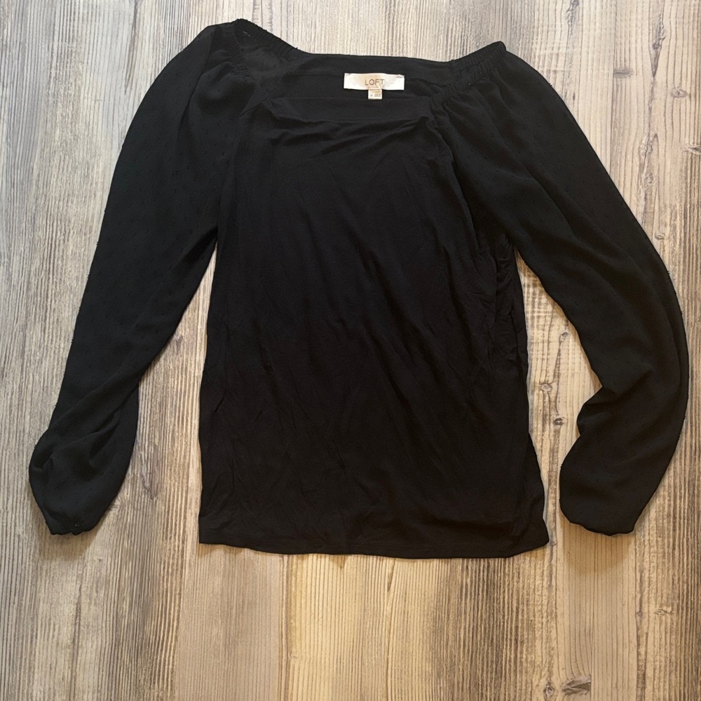 LOFT Black Women's Blouse